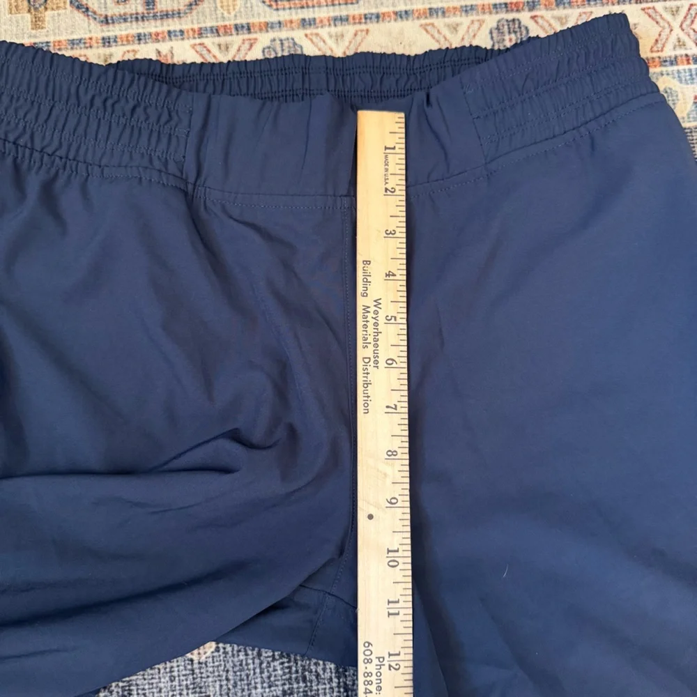 CALIA Journey Cropped Wide Leg High Rise Athletic Pants Blue Women’s Size Medium - Picture 11 of 12
